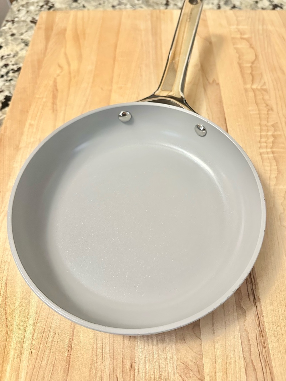 Caraway Mini Fry Pan Glossy Gray - Picture 3 of 9